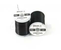 Veevus Power Thread 140. - Funky Fly Tying -Fly Fishing Supplies Store Veevus Power Thread 140 Black 1