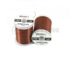 Veevus Power Thread 140. - Funky Fly Tying -Fly Fishing Supplies Store Veevus Power Thread 140 Brown
