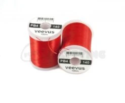 Veevus Power Thread 140. - Funky Fly Tying -Fly Fishing Supplies Store Veevus Power Thread 140 Red 1