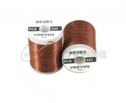 Veevus Power Thread 240 - Funky Fly Tying -Fly Fishing Supplies Store Veevus Power Thread 240 Brown 1