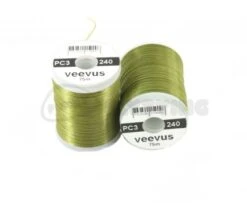 Veevus Power Thread 240 - Funky Fly Tying -Fly Fishing Supplies Store Veevus Power Thread 240 Olive 1