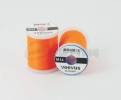 Veevus Stomach (Body) Thread Large - Funky Fly Tying -Fly Fishing Supplies Store Veevus Stomach Body Thread Large Fl Orange 2