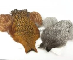 Whiting 4 B's Hen Cape - Funky Fly Tying -Fly Fishing Supplies Store Whiting 4B Hen Neck Capes Dun Splash