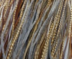 Whiting Bronze Grade Midge Saddle - Funky Fly Tying 26 Whiting Bronze Grade Midge Saddle - Funky Fly Tying -Fly Fishing Supplies Store Whiting Bronze Grade MIDGE Whole Saddle Barred Dark Ginger