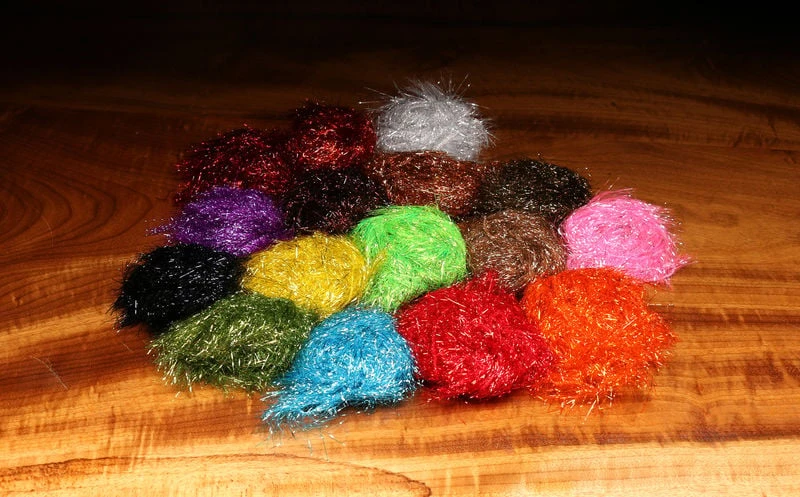 Hareline Polar Flash Reflector Chenille - Funky Fly Tying 1 Hareline Polar Flash Reflector Chenille - Funky Fly Tying