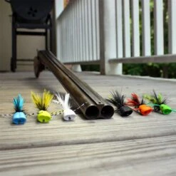 Flymen Surface Seducer Double Barrel Popper Bodies - Funky Fly Tying 23 Flymen Surface Seducer Double Barrel Popper Bodies - Funky Fly Tying -Fly Fishing Supplies Store shotgun DB group 1