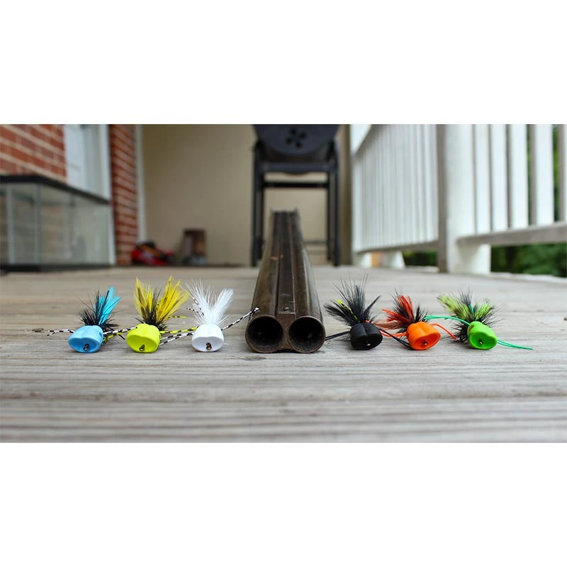 Flymen Surface Seducer Double Barrel Popper Bodies - Funky Fly Tying 11 Flymen Surface Seducer Double Barrel Popper Bodies - Funky Fly Tying - Image 11